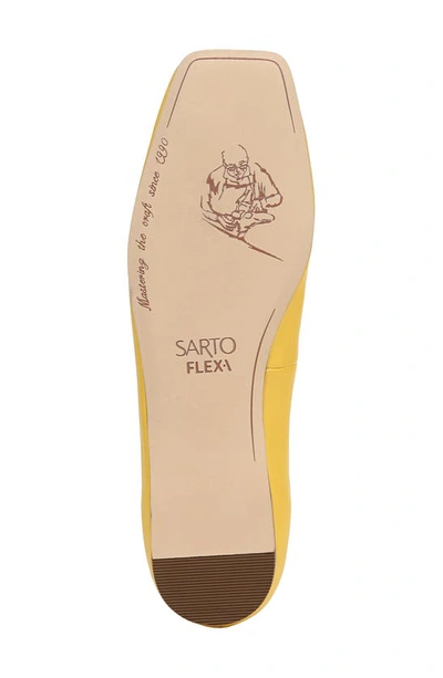Shop Sarto By Franco Sarto Flexa Amaya Ballet Flat In Yellow