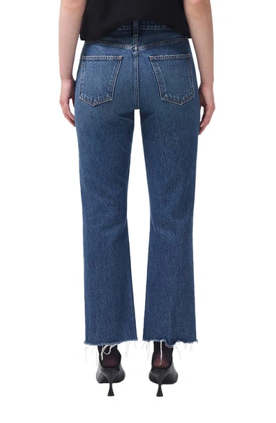 Shop Agolde Relaxed Organic Cotton Bootcut Jeans In Sphere