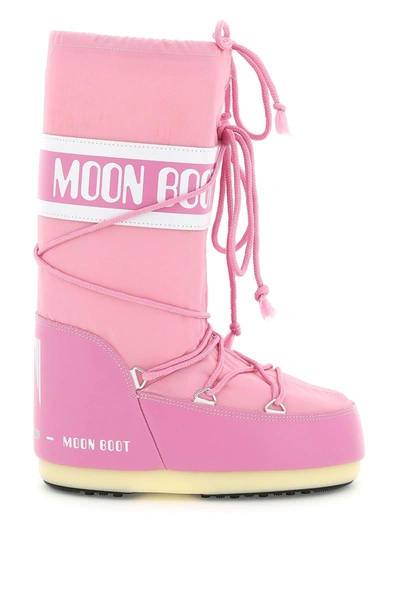 Shop Moon Boot Snow Boots Icon In Pink