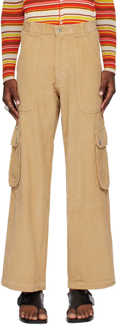Shop Gimaguas Beige Morris Cargo Pants