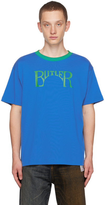 Shop Butler Svc Ssense Exclusive Blue T-shirt