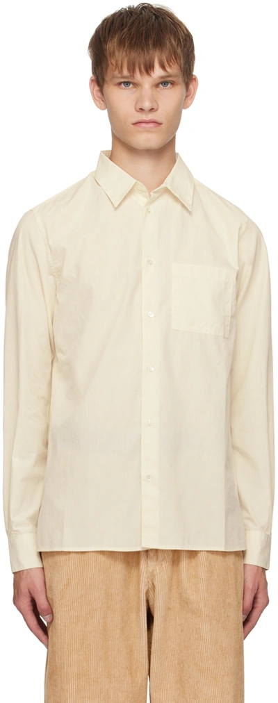 Shop Another Aspect Off-white 'another Shirt 3.0' Shirt In Wimbledon White