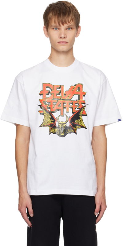 Shop Deva States White Printed T-shirt
