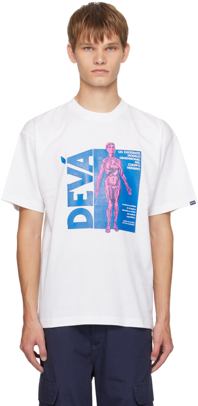 Shop Deva States White Printed T-shirt