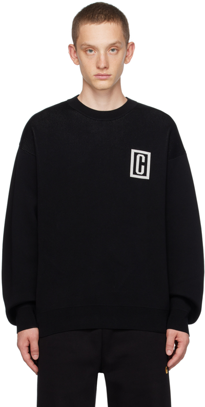 Shop Carhartt Black Built Sweatshirt In K02 Black / Wax
