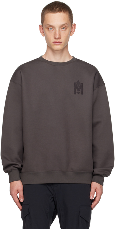 Shop Mackage Gray Max Sweatshirt In Carbon