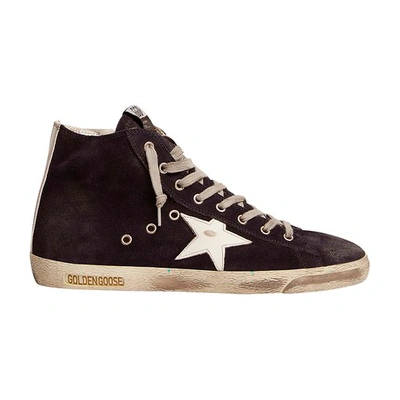 Shop Golden Goose Francy Sneakers In Night_blue_white