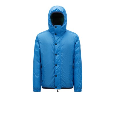 Shop Moncler Rosiere Reversible Down Jacket, Men, Blue, Size: 3