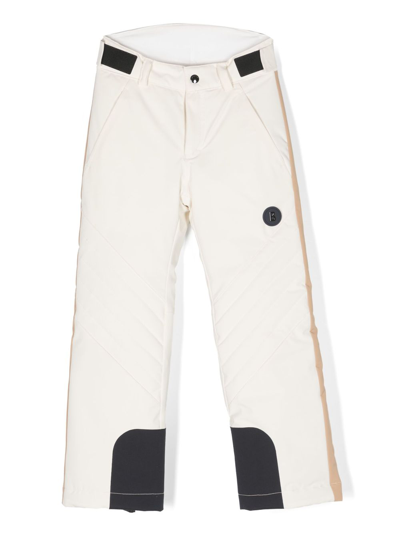 Shop Bogner Neutral Abbey Panelled Ski Trousers In Neutrals