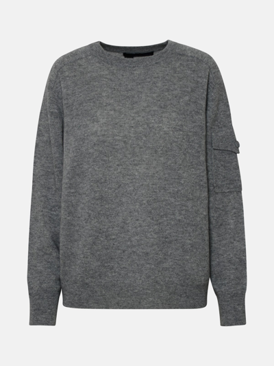 Shop 360cashmere Light Blue Cashmere 'wayne' Sweater In Grey