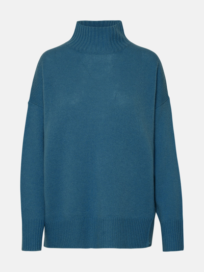 Shop 360cashmere 'camden' Turtleneck Sweater In Light Blue Cashmere