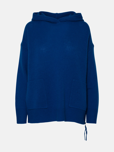 Shop 360cashmere 'khloe' Sweatshirt In Blue Cashmere