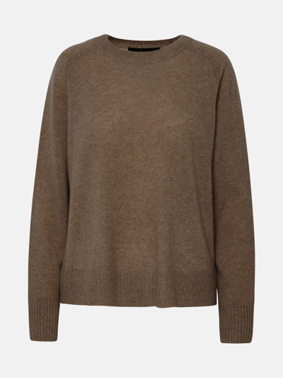 Shop 360cashmere Beige Cashmere 'taylor' Sweater