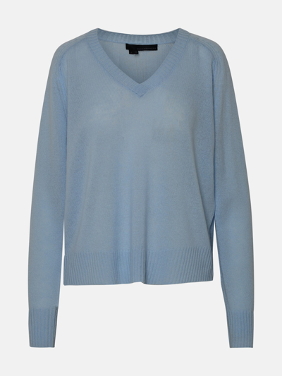 Shop 360cashmere Light Blue Cashmere 'erin' Sweater
