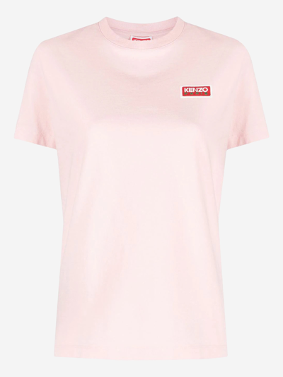 Shop Kenzo Cotton T-shirt In Pink