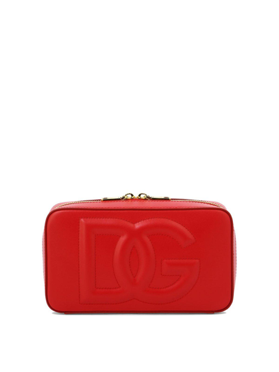 Shop Dolce & Gabbana Logo-embossed Small Camera Bag