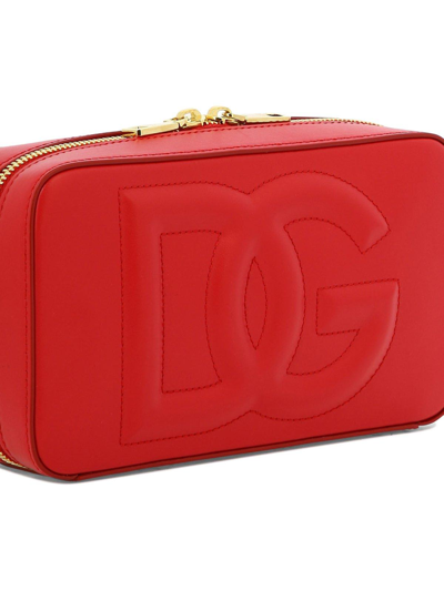 Shop Dolce & Gabbana Logo-embossed Small Camera Bag