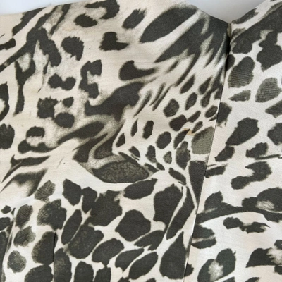 Pre-owned Diane Von Furstenberg Diane Von Fürstenberg Leopard Print Shirt With Matching Shorts