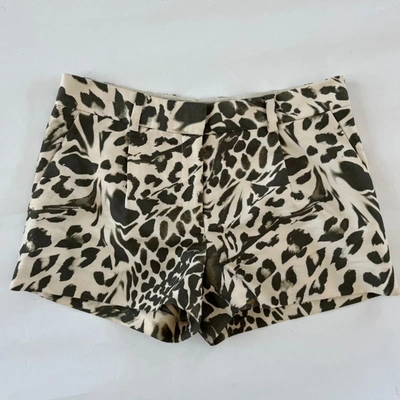 Pre-owned Diane Von Furstenberg Diane Von Fürstenberg Leopard Print Shirt With Matching Shorts