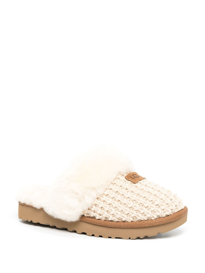 Shop Ugg Cozy Slippers In Beige