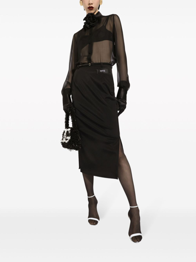 Shop Dolce & Gabbana Balconette Bra In Black