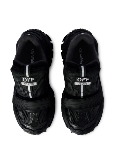 Shop Off-white Glove Slip-on Sneakers In Black