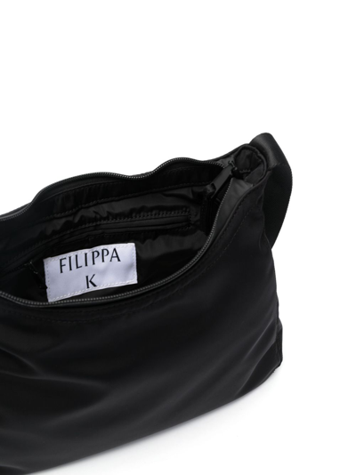 Shop Filippa K Nylon Medium Shoulder Bag In Black