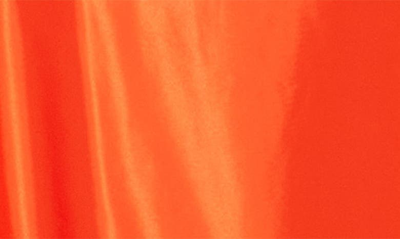 Shop Theory Maity Satin Twill Skirt In Vibrant Orange
