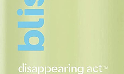 Shop Bliss Disappearing Act Purifying Toner With Niacinamide