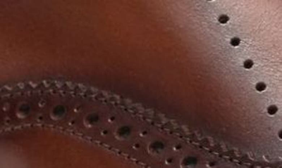 Shop Antonio Maurizi Cap Toe Brogue Leather Oxford In Castagno