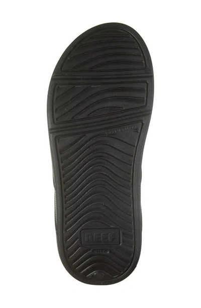 Reef Phantom Ii Mens Laceless Synthetic Flip-flops In Black