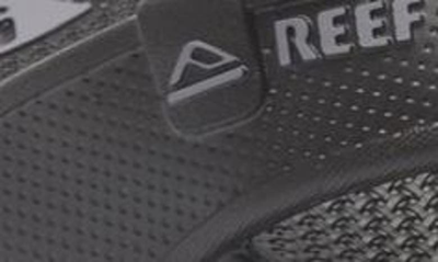 Reef Phantom Ii Mens Laceless Synthetic Flip-flops In Black