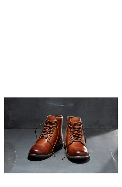 Shop Eastland 'high Fidelity' Cap Toe Boot In Tan Leather