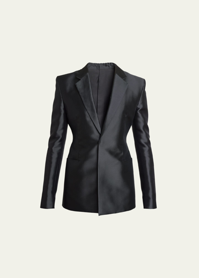 Shop Givenchy Men's Wool Tuxedo Jacket In Black