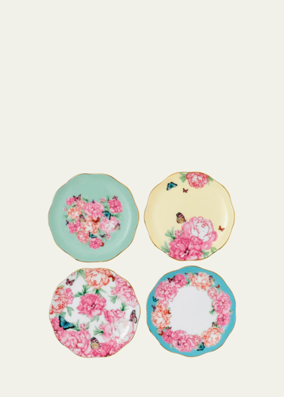 Shop Miranda Kerr For Royal Albert Mixed Pattern Tidbit Plates, Set Of 4 In Multi