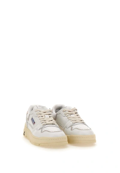 Shop Autry "rookie Mm15" Leather  Sneakers In White