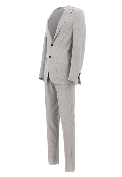 Shop Eleventy Two-piece Suit In Grey