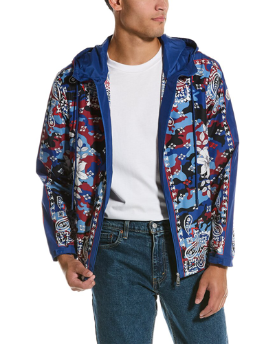 Moncler Windbreaker Jacket In Blue