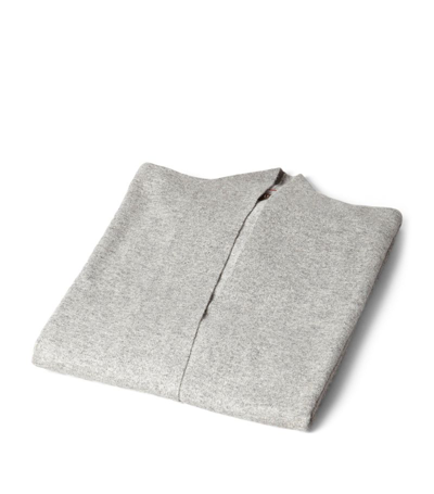 Shop Oyuna Cashmere Legere Robe (small) In Grey