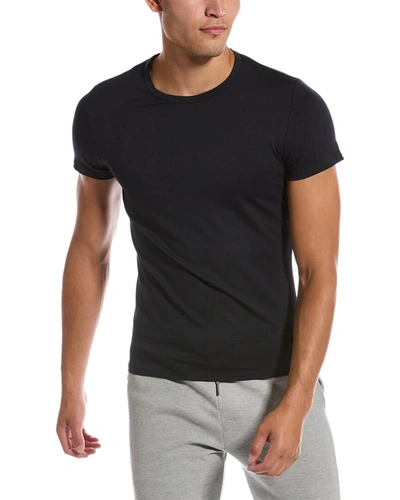 Shop Hom Crewneck T-shirt In Black