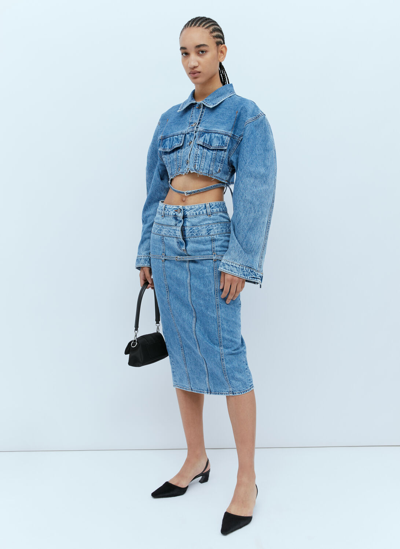 Jupe denim outlet midi