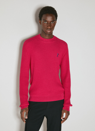 Shop Kiko Kostadinov Sorelle Anchor Sweater In Pink
