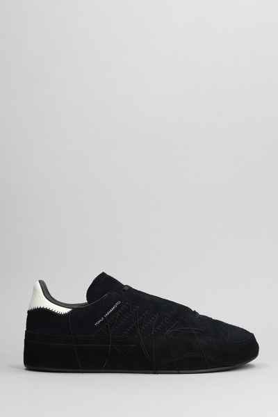 Shop Y-3 Gazelle Sneakers In Black Suede