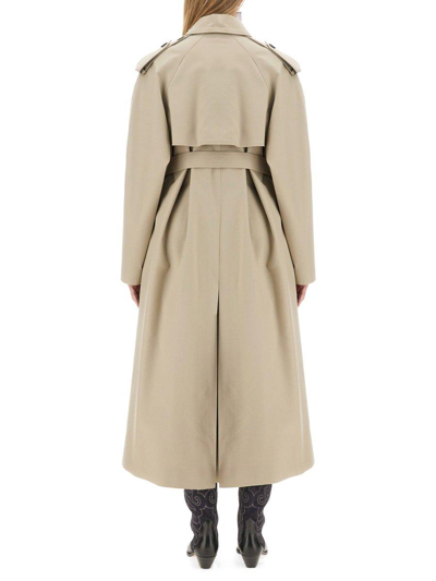 Shop Isabel Marant Double-breasted Belted Coat In Straw