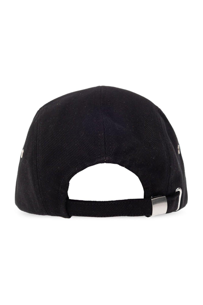 Shop Isabel Marant Logo-embroidered Baseball Cap In Black