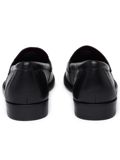Shop Tory Burch Perry Black Leather Loafers
