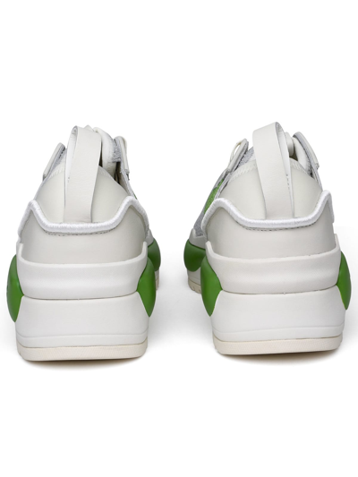 Shop Y-3 Rivalry Sneakers In White Leather And Neoprene
