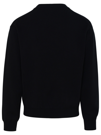 Shop Kenzo Black Wool Blend Sweater