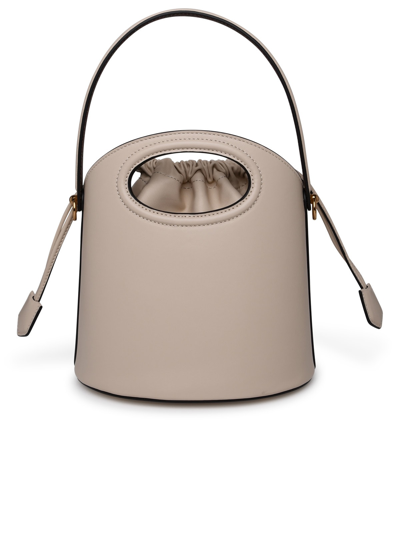 Shop Etro Large Saturno Ivory Leather Bag In White