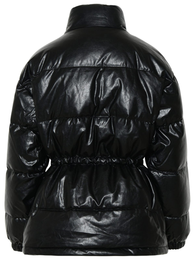 Shop Michael Michael Kors Black Polyurethane Jacket